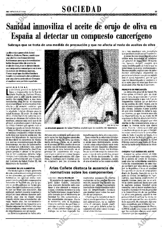 ABC MADRID 04-07-2001 página 33