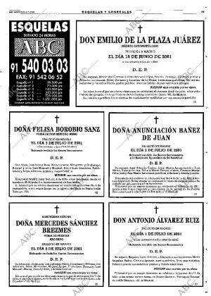 ABC MADRID 04-07-2001 página 67