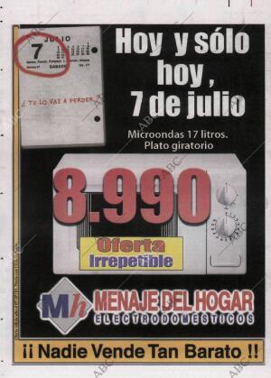 ABC MADRID 07-07-2001 página 136