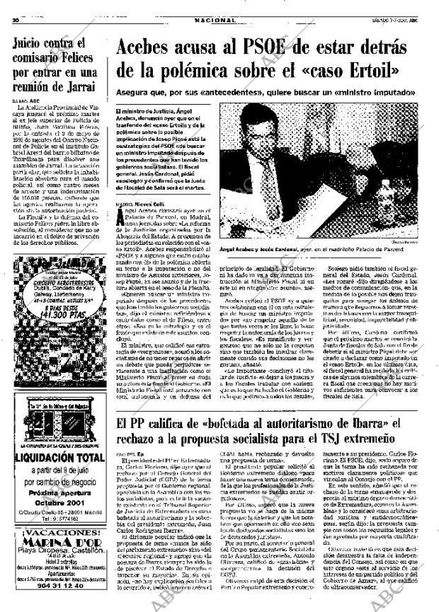 ABC MADRID 07-07-2001 página 30
