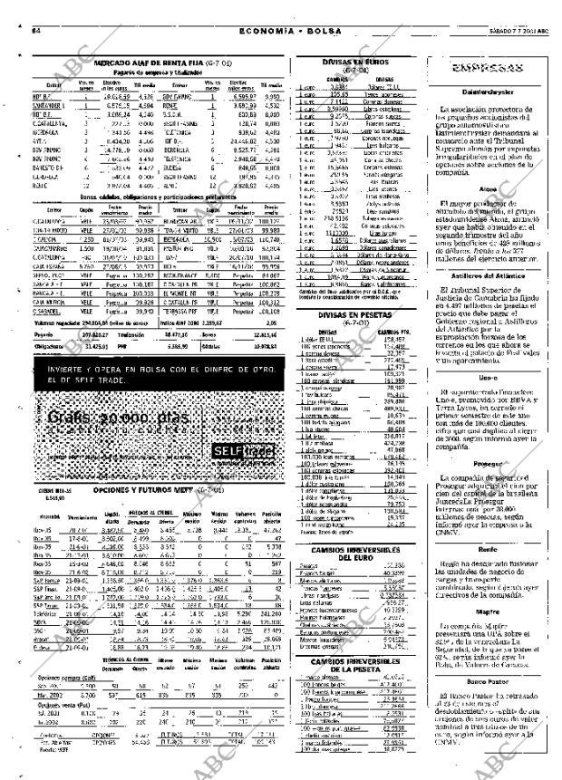ABC MADRID 07-07-2001 página 64