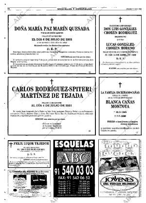 ABC MADRID 07-07-2001 página 74