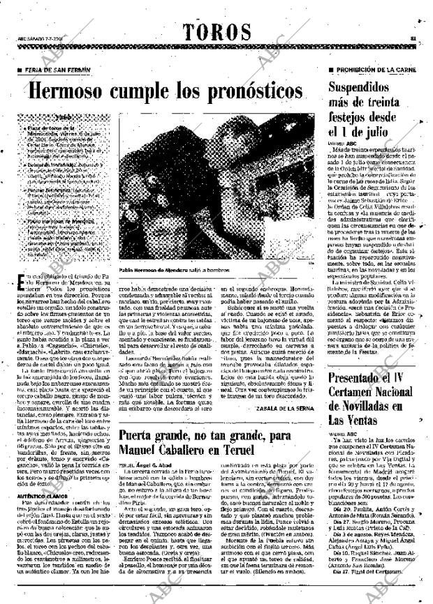 ABC MADRID 07-07-2001 página 81