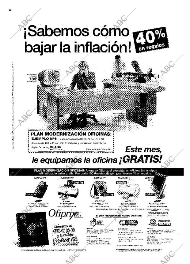 ABC MADRID 08-07-2001 página 12