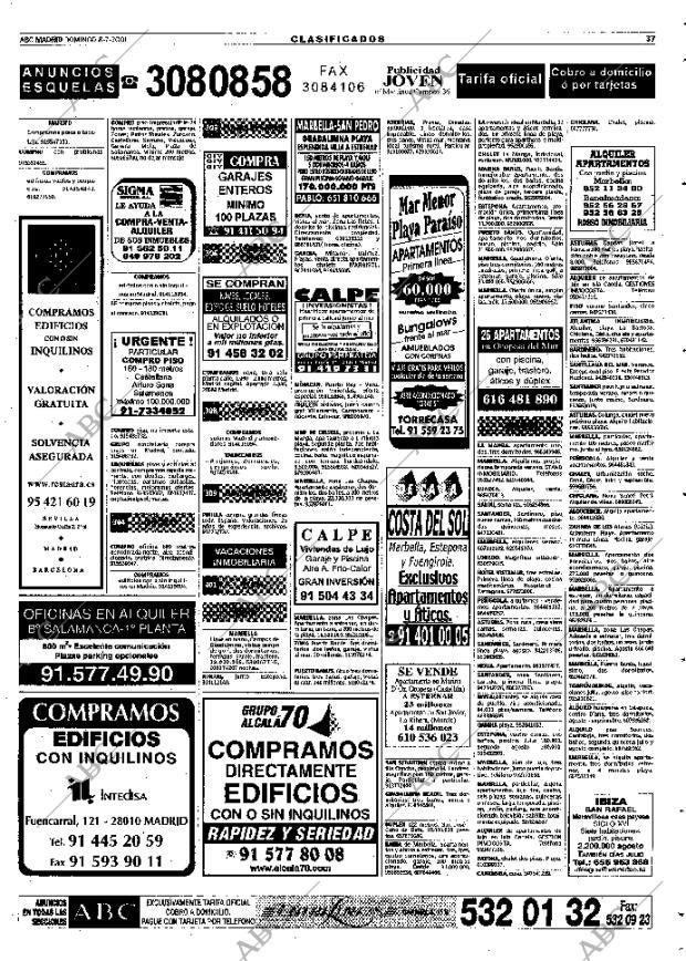 ABC MADRID 08-07-2001 página 121