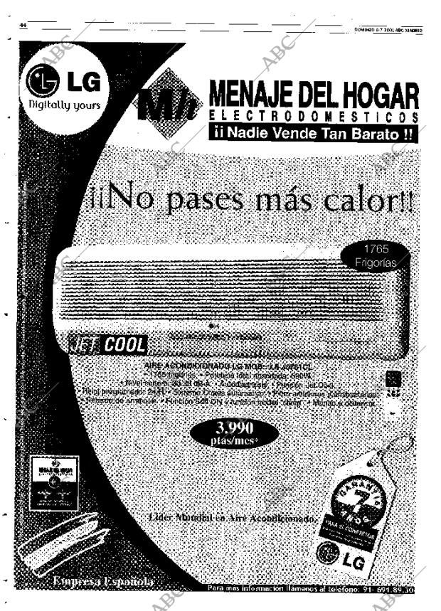 ABC MADRID 08-07-2001 página 128