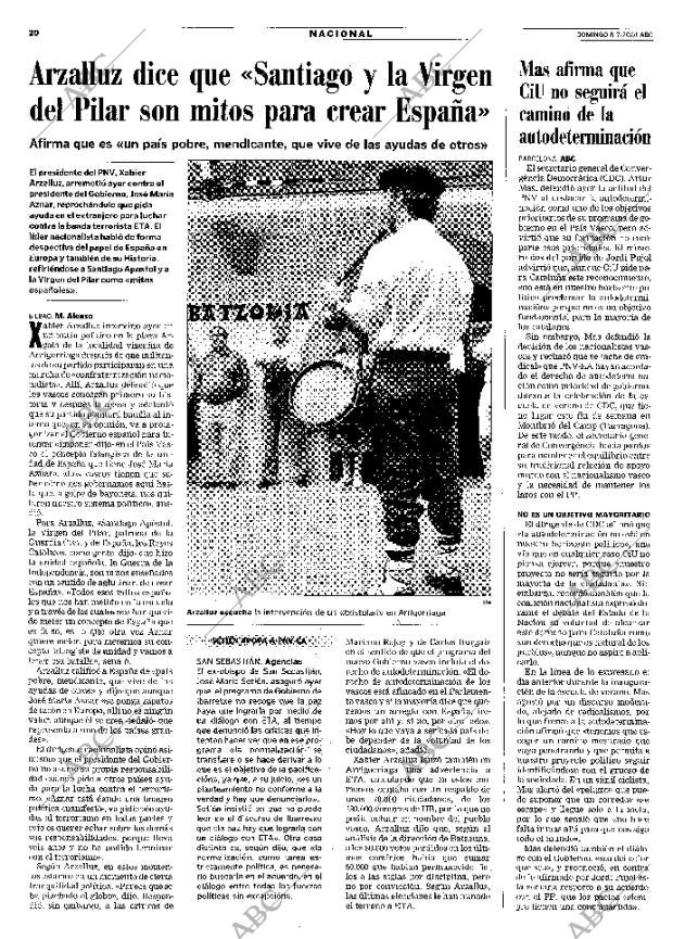 ABC MADRID 08-07-2001 página 20