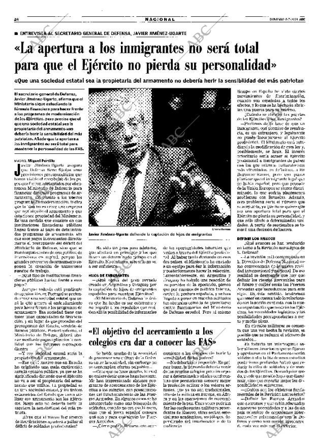 ABC MADRID 08-07-2001 página 24