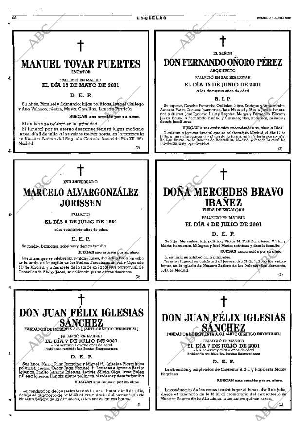ABC MADRID 08-07-2001 página 68