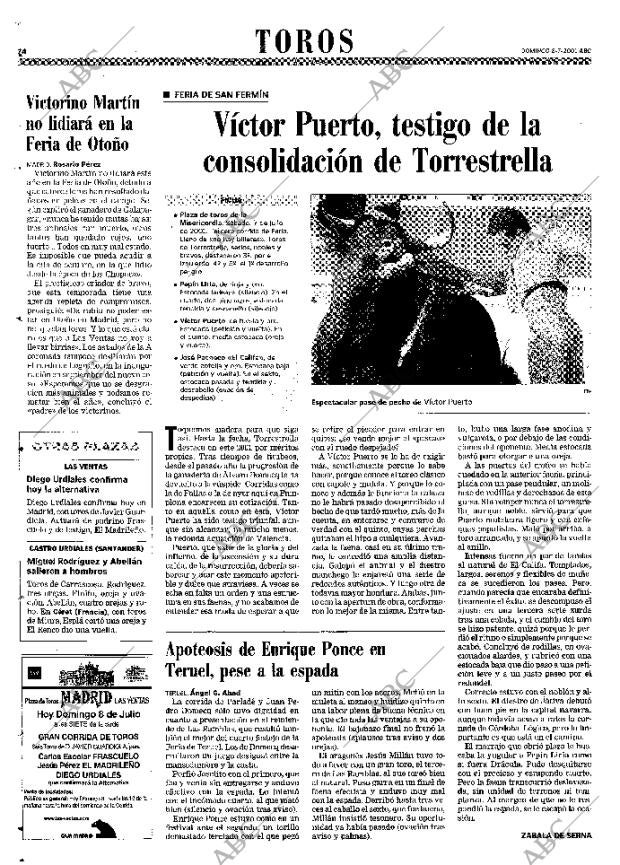 ABC MADRID 08-07-2001 página 74