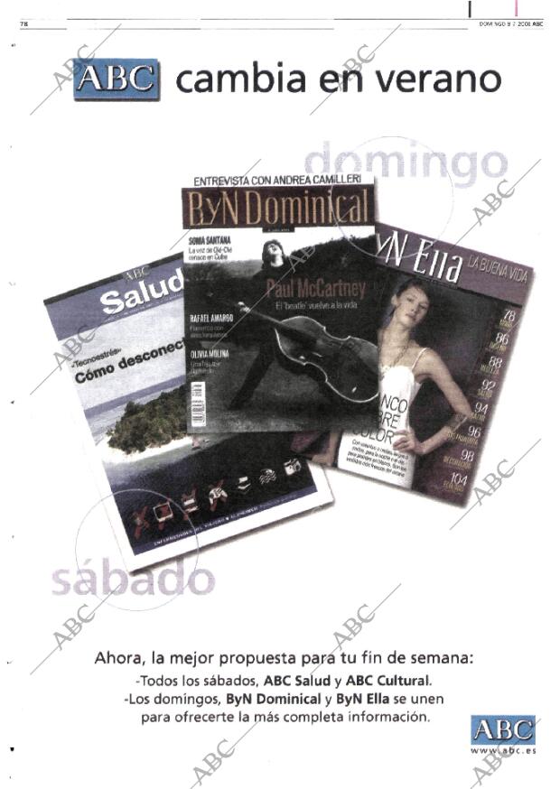 ABC MADRID 08-07-2001 página 78