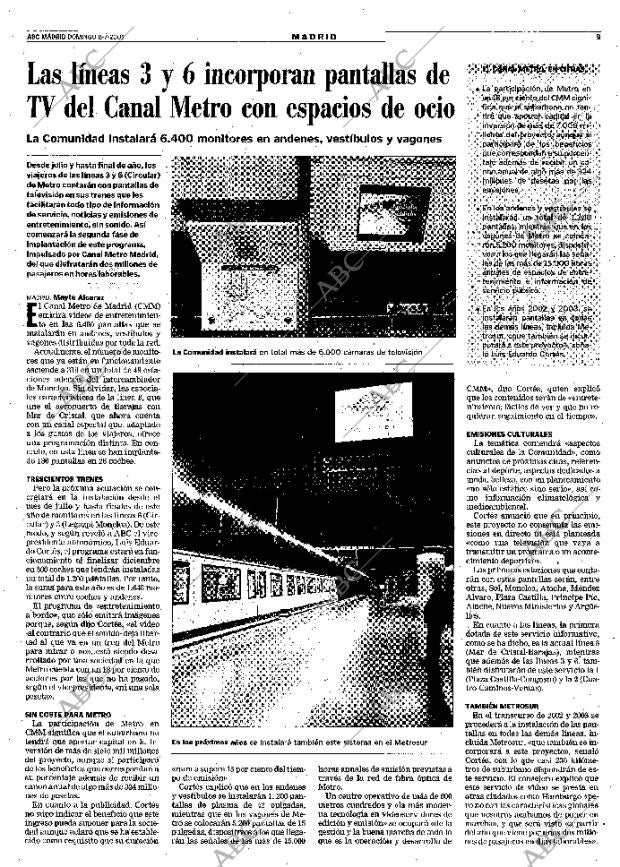 ABC MADRID 08-07-2001 página 93