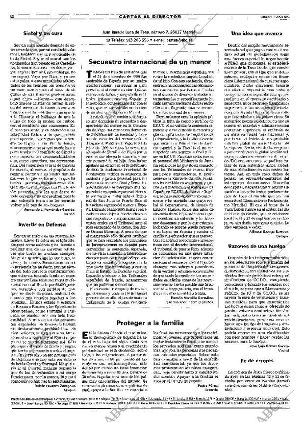 ABC MADRID 09-07-2001 página 12