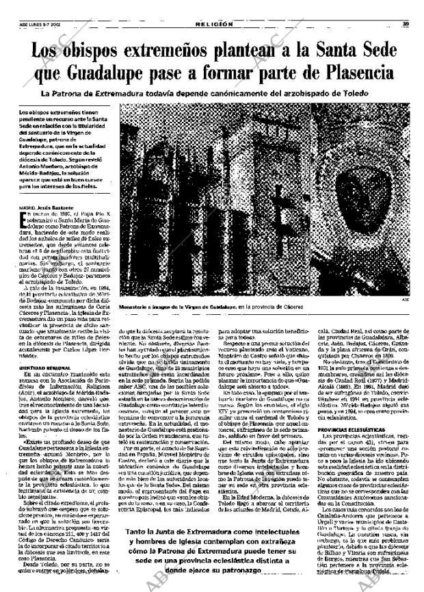 ABC MADRID 09-07-2001 página 39