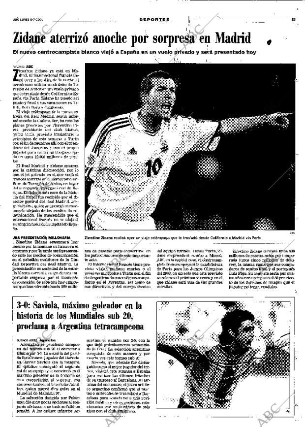 ABC MADRID 09-07-2001 página 61