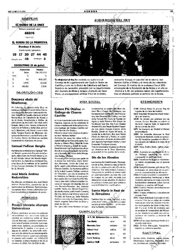 ABC MADRID 09-07-2001 página 63