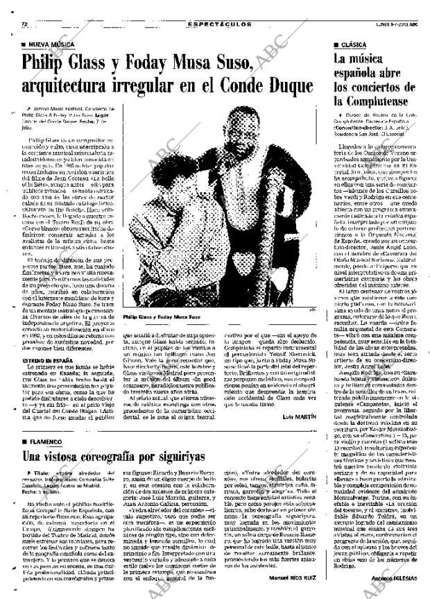 ABC MADRID 09-07-2001 página 72