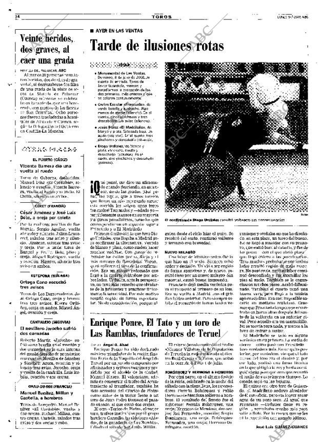 ABC MADRID 09-07-2001 página 74
