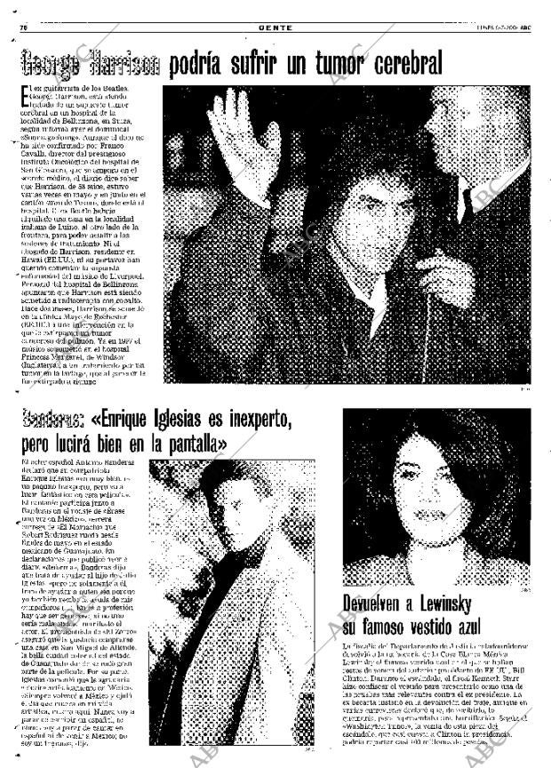 ABC MADRID 09-07-2001 página 76