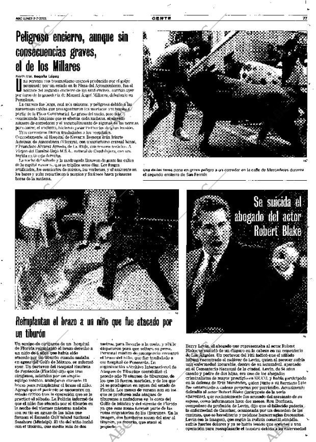 ABC MADRID 09-07-2001 página 77