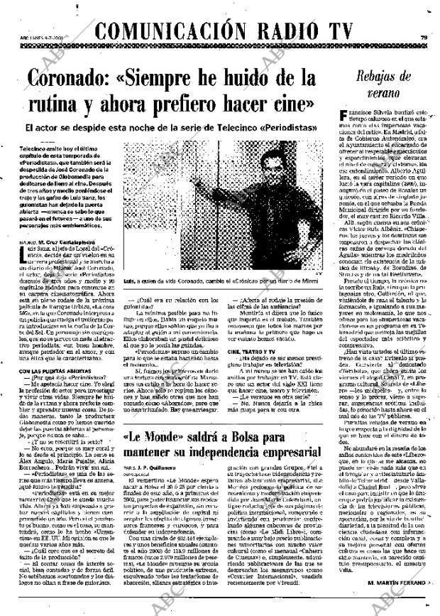 ABC MADRID 09-07-2001 página 79
