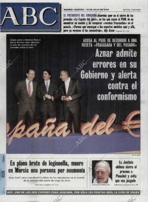 ABC MADRID 10-07-2001 página 1