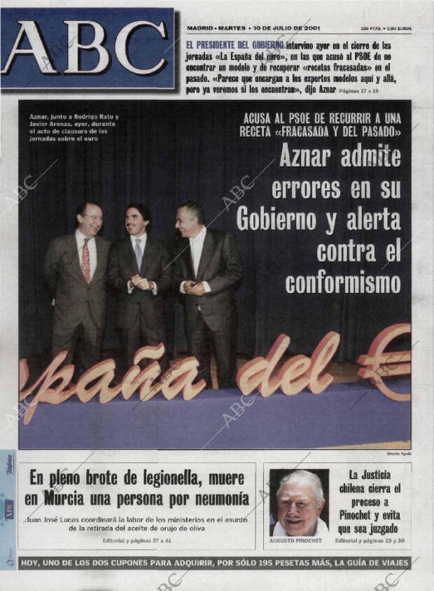 ABC MADRID 10-07-2001 página 1