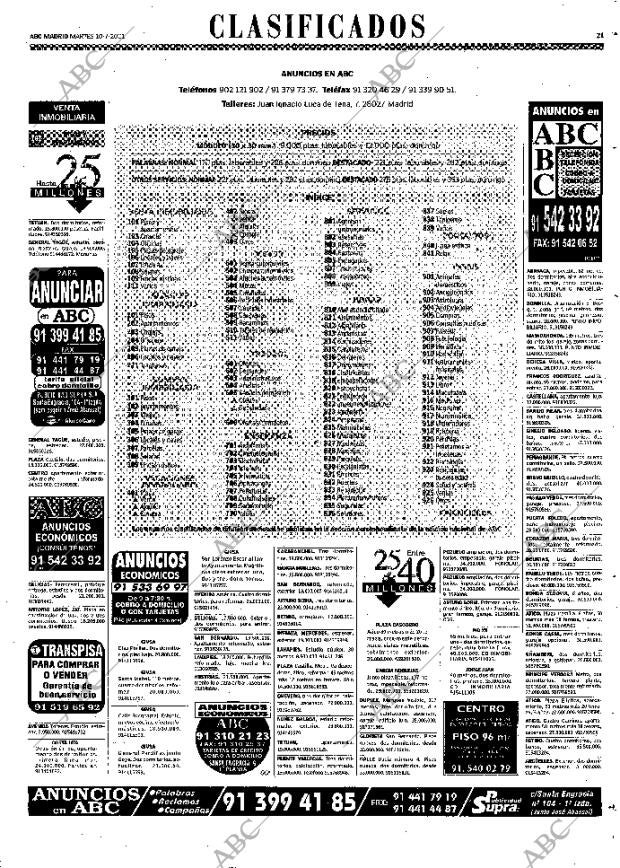 ABC MADRID 10-07-2001 página 105