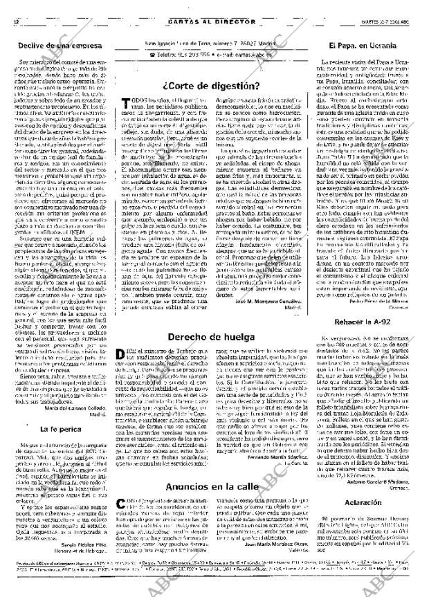 ABC MADRID 10-07-2001 página 12