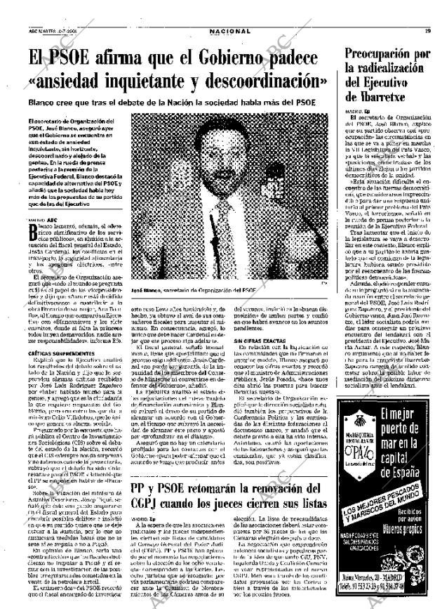 ABC MADRID 10-07-2001 página 19