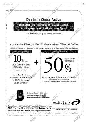 ABC MADRID 10-07-2001 página 23