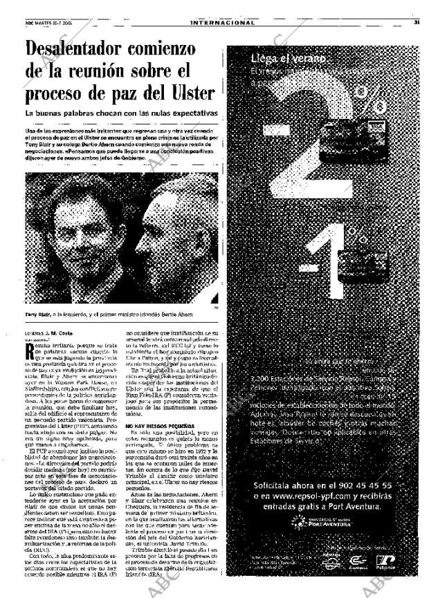 ABC MADRID 10-07-2001 página 31