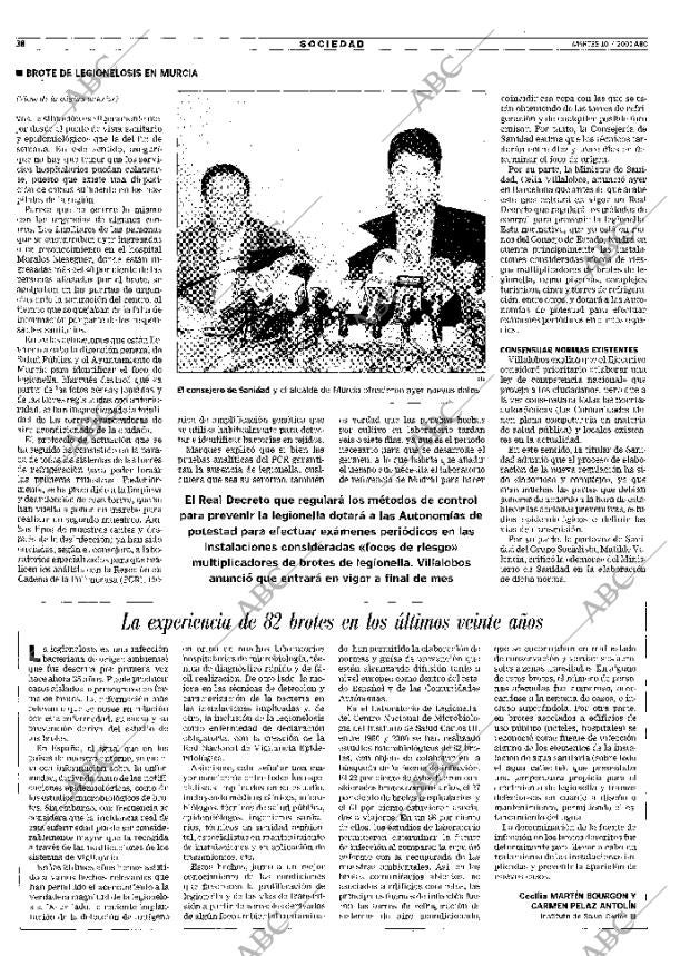 ABC MADRID 10-07-2001 página 38