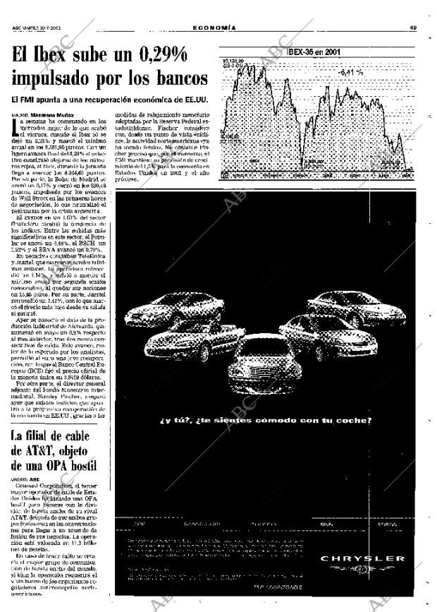 ABC MADRID 10-07-2001 página 49