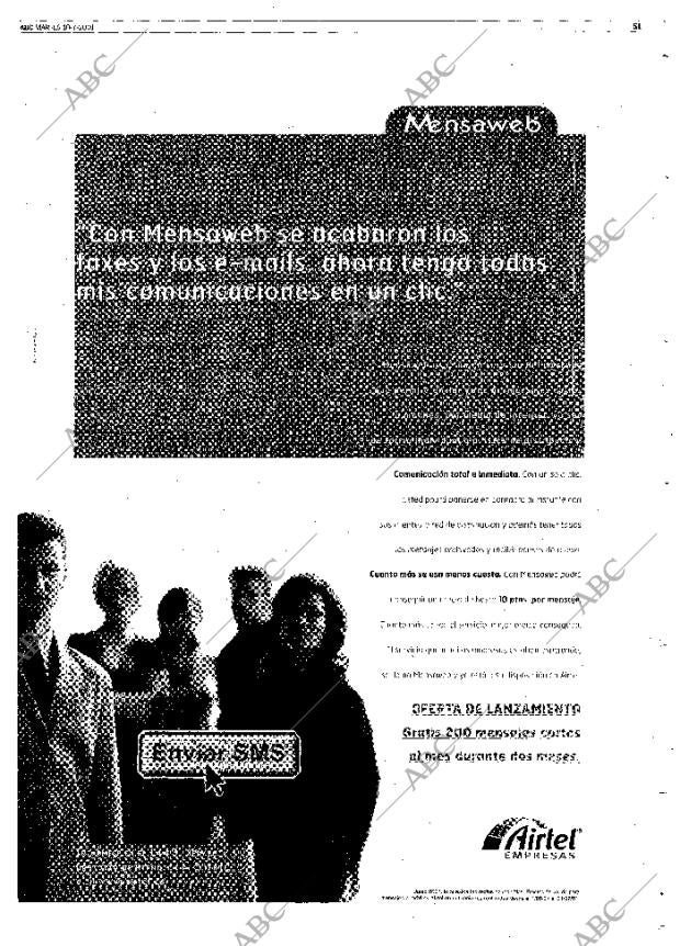 ABC MADRID 10-07-2001 página 51