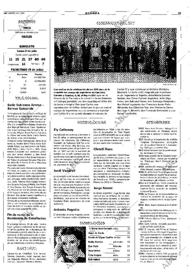 ABC MADRID 10-07-2001 página 65