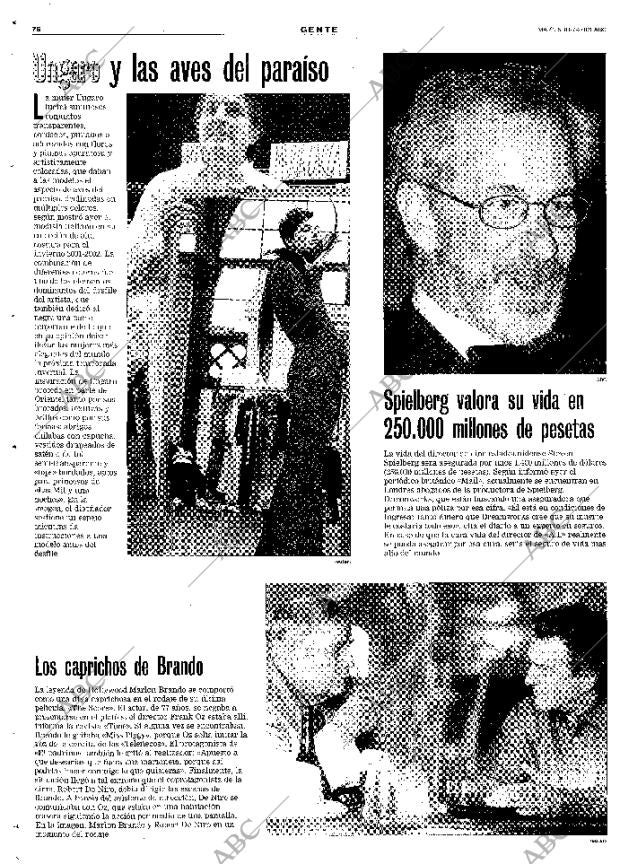 ABC MADRID 10-07-2001 página 76