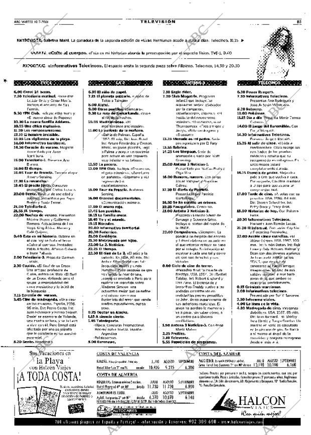 ABC MADRID 10-07-2001 página 83