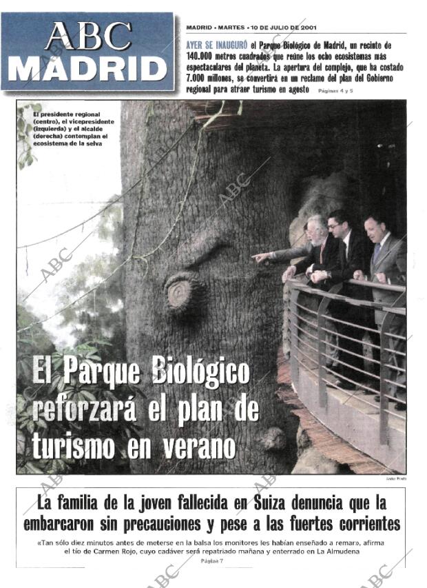 ABC MADRID 10-07-2001 página 85