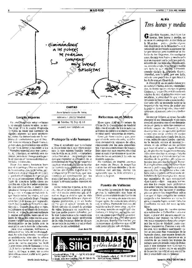ABC MADRID 10-07-2001 página 86