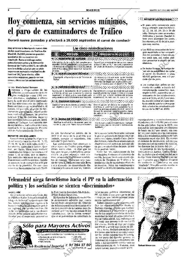 ABC MADRID 10-07-2001 página 92