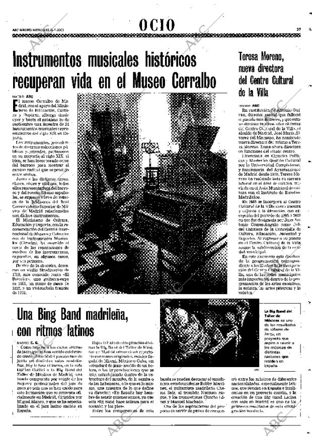 ABC MADRID 11-07-2001 página 121