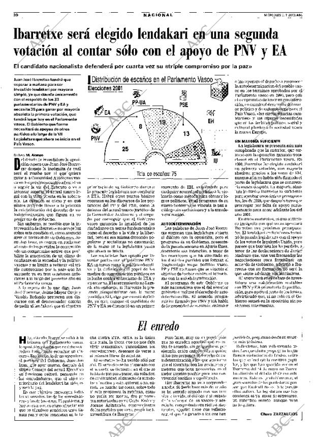 ABC MADRID 11-07-2001 página 20