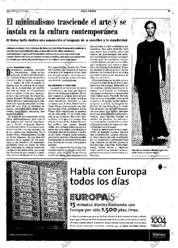 ABC MADRID 11-07-2001 página 43