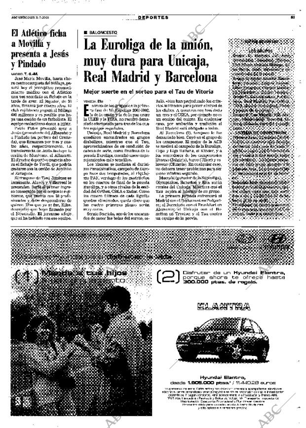ABC MADRID 11-07-2001 página 61