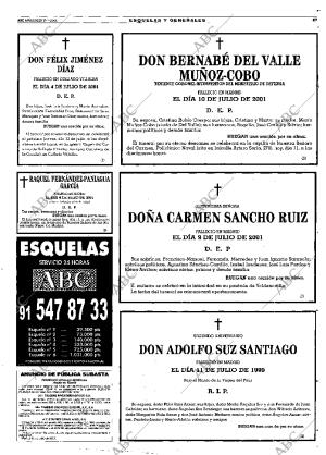 ABC MADRID 11-07-2001 página 67