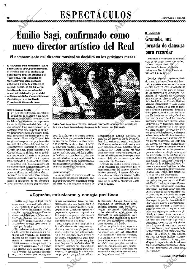 ABC MADRID 11-07-2001 página 70