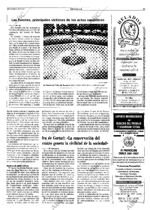 ABC SEVILLA 15-07-2001 página 43
