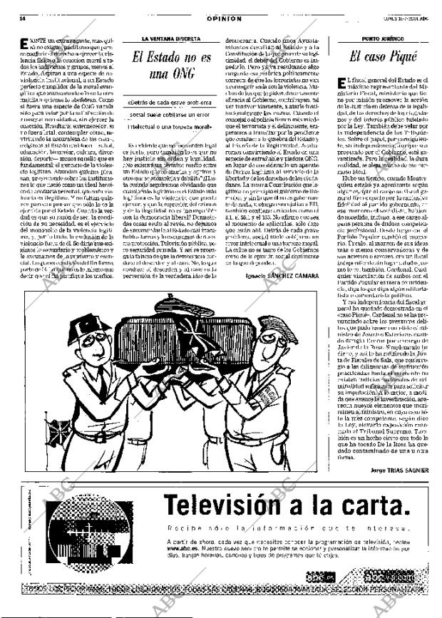 ABC MADRID 16-07-2001 página 14