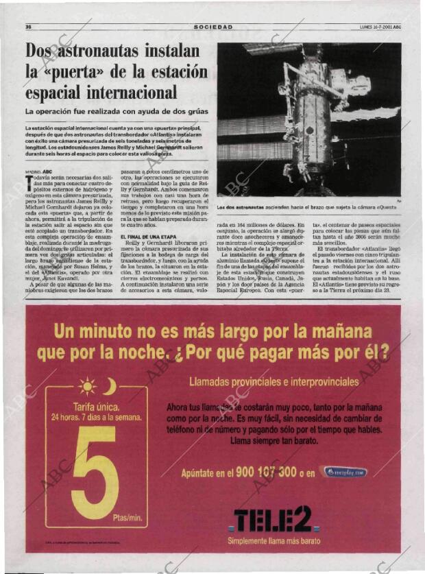 ABC MADRID 16-07-2001 página 36
